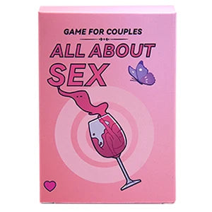 All About Sex, An Exciting Original Card Game for Couples, Elevate Your Evenings with Fun and Joy, 2 Players, 20+Mins, Age 16+