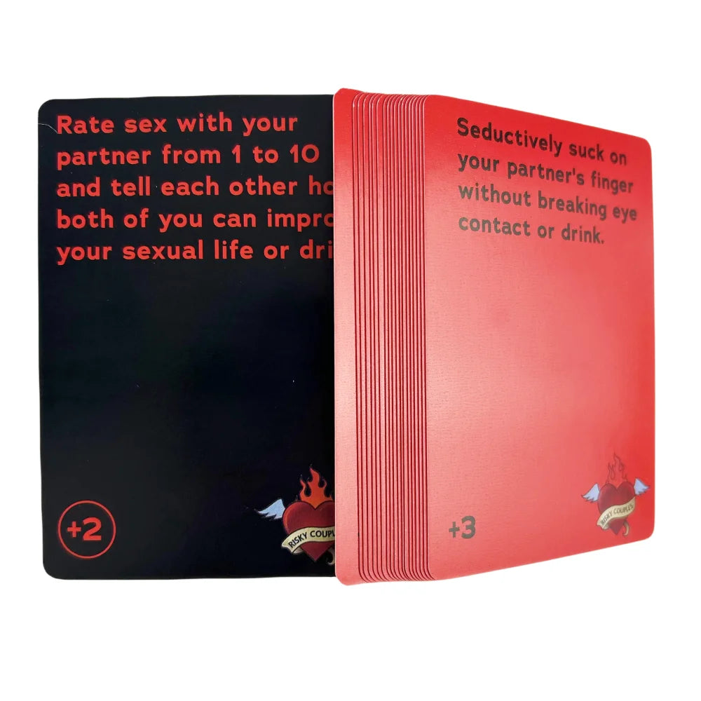 Risky Couples Super Fun Couples Game For Date Night Spicy Dares Questions For Your Partner Romantic Anniversary Card Game