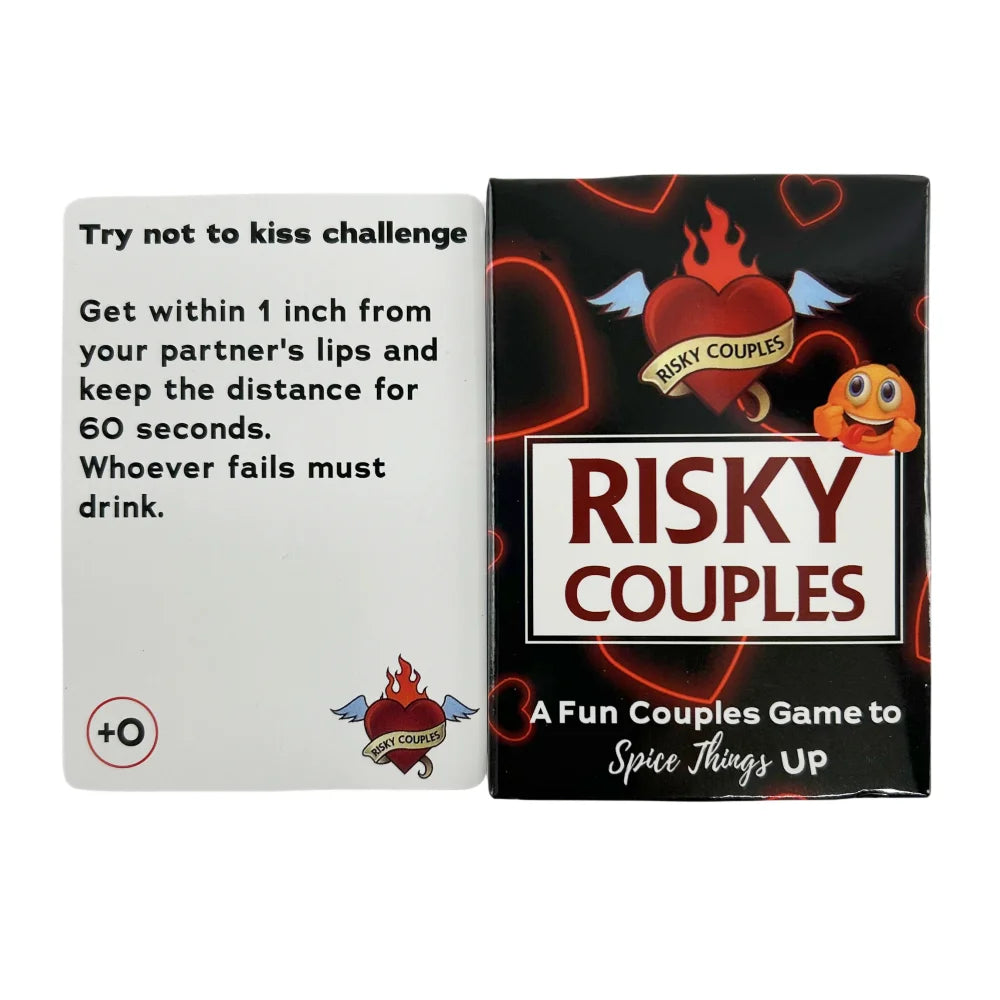 Risky Couples Super Fun Couples Game For Date Night Spicy Dares Questions For Your Partner Romantic Anniversary Card Game