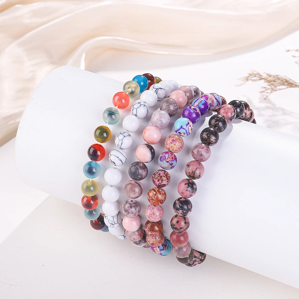 Gifts for Mom Birthday, Mother's Day Gifts Valentine's Day Gifts for Mom Mother, Natural Stone Bracelets Jewelry for Mon from Da