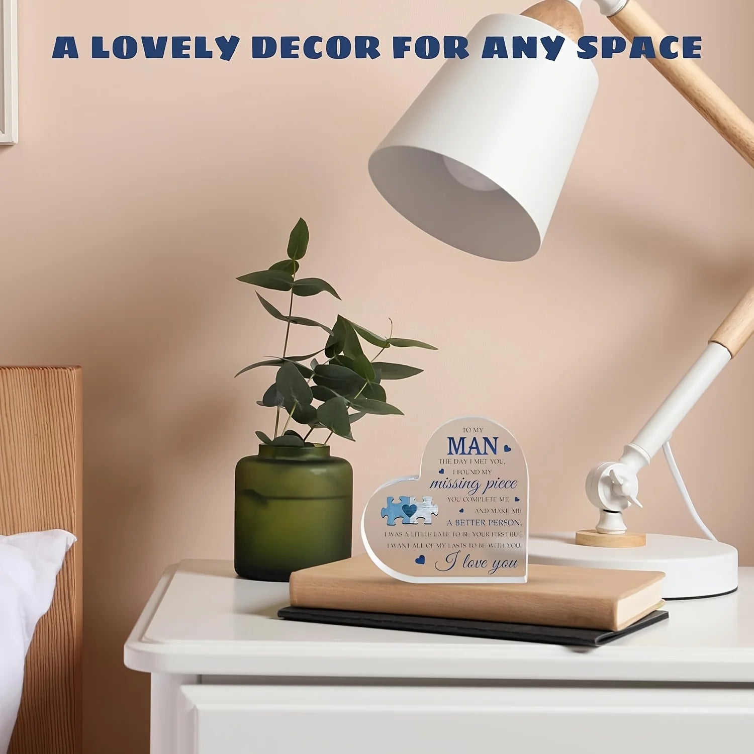 Anniversary, Birthday, Valentines Day Gifts for Him - Couples Gift Ideas for Boyfriend, Husband, Men - Decorative Sign