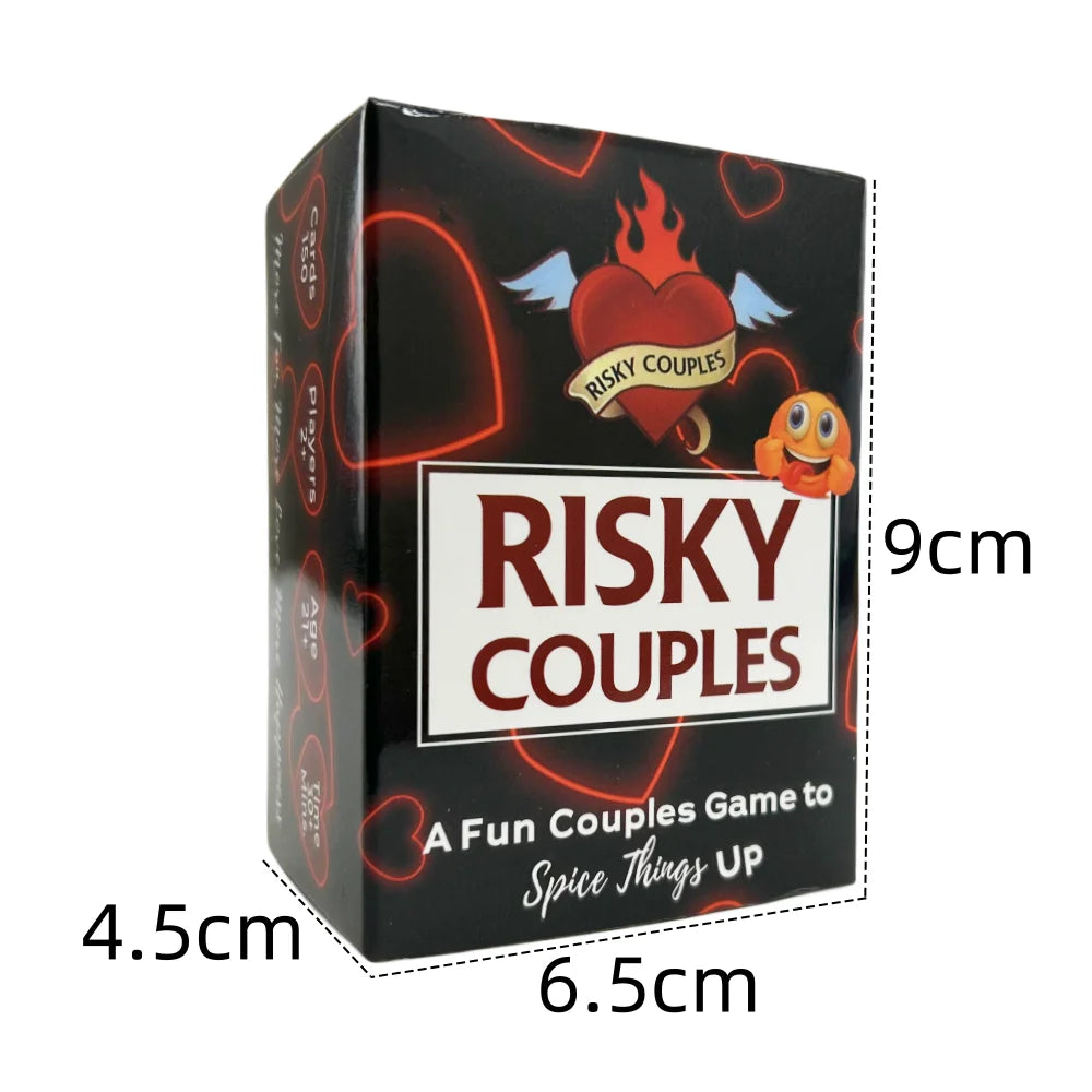 Risky Couples Super Fun Couples Game For Date Night Spicy Dares Questions For Your Partner Romantic Anniversary Card Game