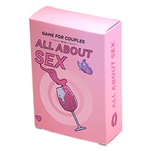 All About Sex, An Exciting Original Card Game for Couples, Elevate Your Evenings with Fun and Joy, 2 Players, 20+Mins, Age 16+