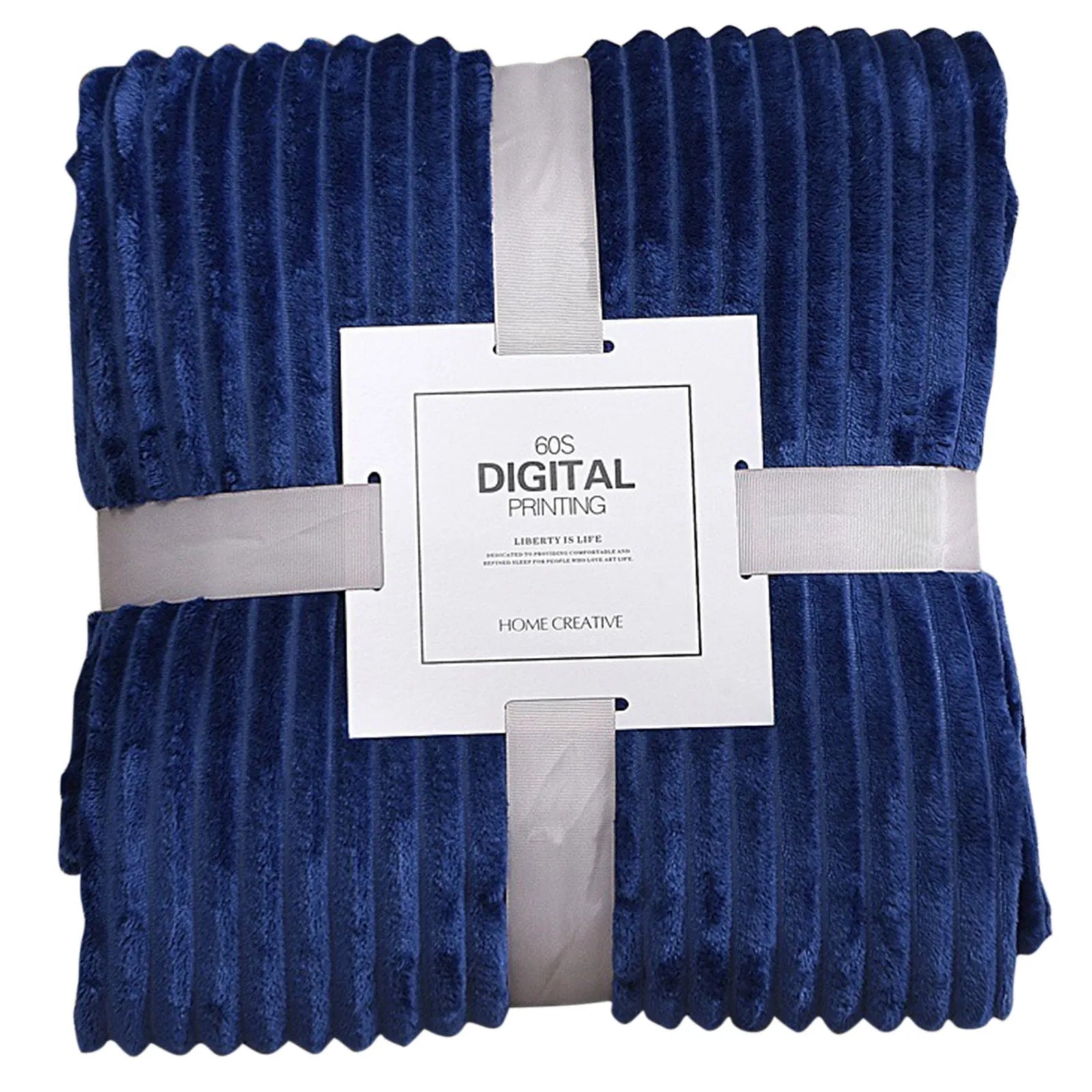 Striped Flannel Blankets For Beds Solid Pink Blue Color Soft Warm Mink Throw Sofa Cover Bedspread Beach Airplane Travel Blankets