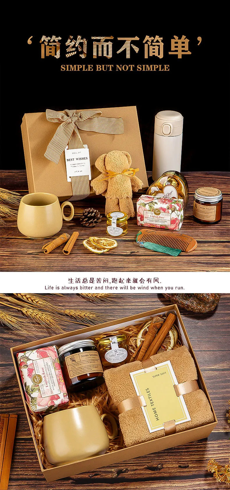 Women's Mother's Day Gifts for Teachers and Mothers, Practical Gifts for Company Employees, Hand Gifts, Gift Boxes