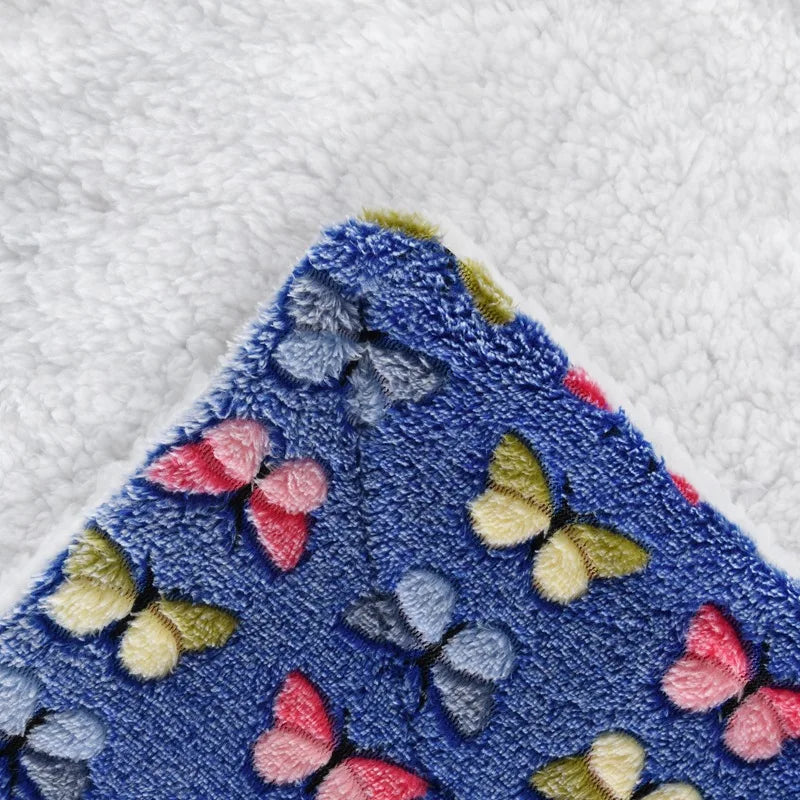 Flannel Blanket Double-layer Thick Blankets 150x120cm for winter Home Sofa Bed Cover Frazadas Mantas De Cama Cobertor