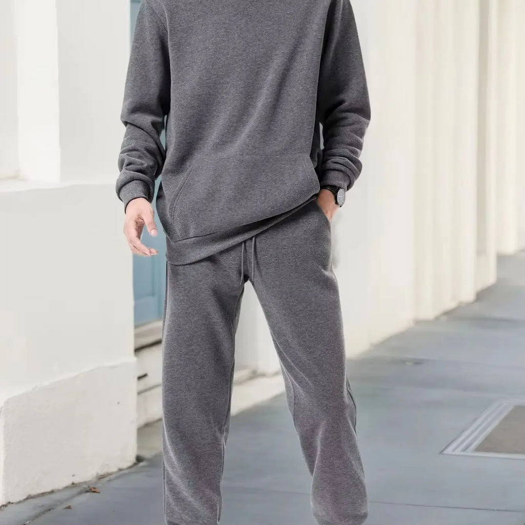 Men Sportswear Sweater Suit Hoodies + Pants Sports Clothing Spring Autumn Sets Jogging Trousers Running Male Tracksuits