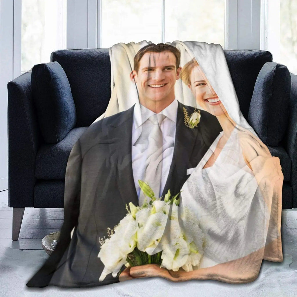 Flannel Custom Blanket Customized Warm Blankets for Bed Sofa Any Picture DIY Personalized Customization On Demand Plush