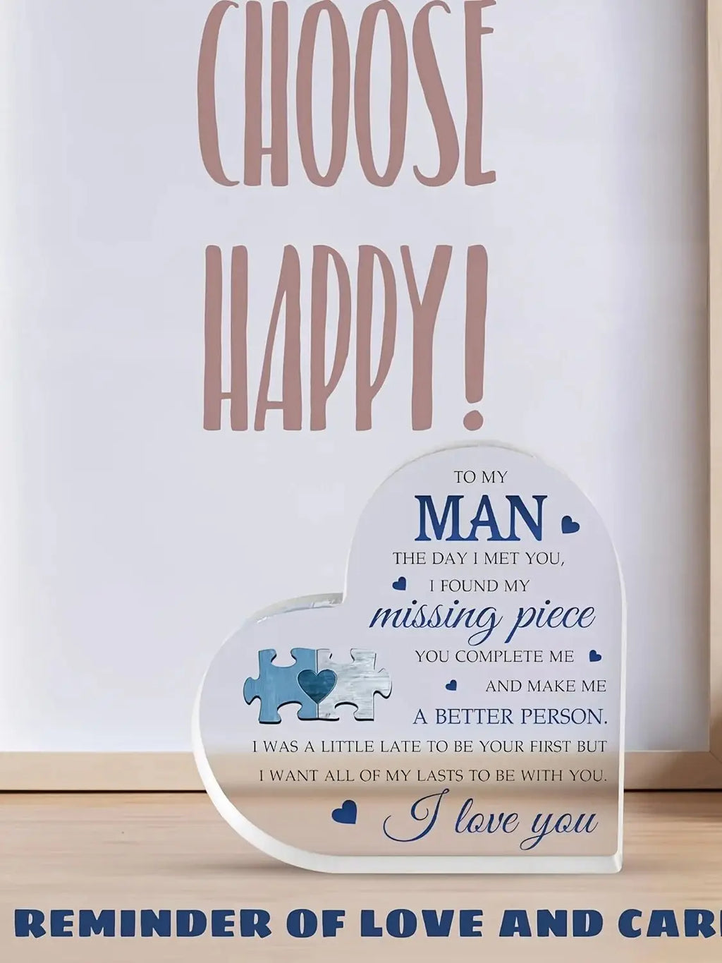 Anniversary, Birthday, Valentines Day Gifts for Him - Couples Gift Ideas for Boyfriend, Husband, Men - Decorative Sign