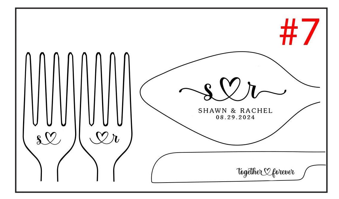 Personalized Wedding Cake Cutting Set Custom Engraved Gifts Wedding Gift For Bridal Shower Unique Anniversary Engagement Gift