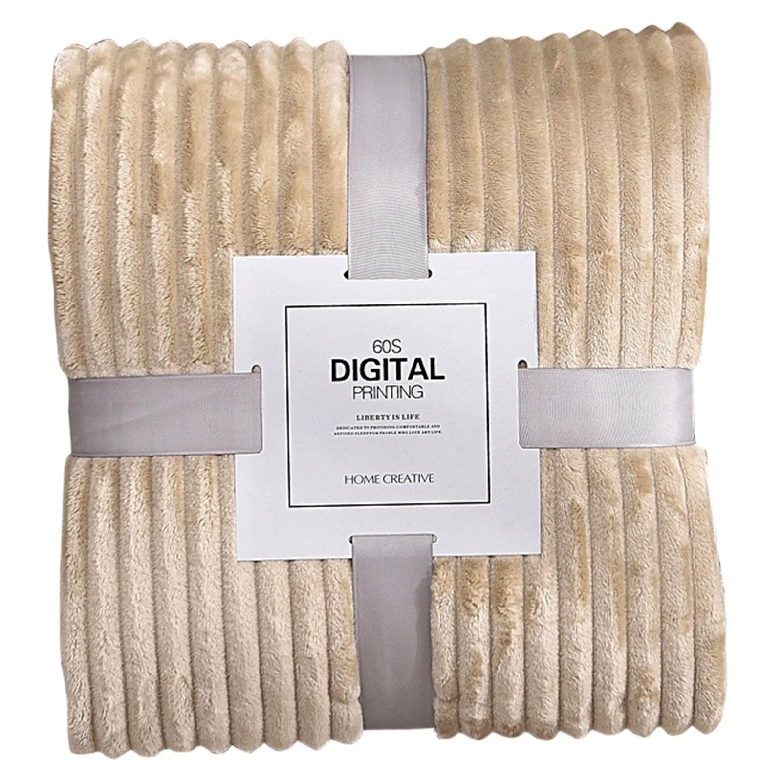 Striped Flannel Blankets For Beds Solid Pink Blue Color Soft Warm Mink Throw Sofa Cover Bedspread Beach Airplane Travel Blankets